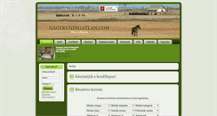 Desktop Screenshot of nagykuningatlan.com